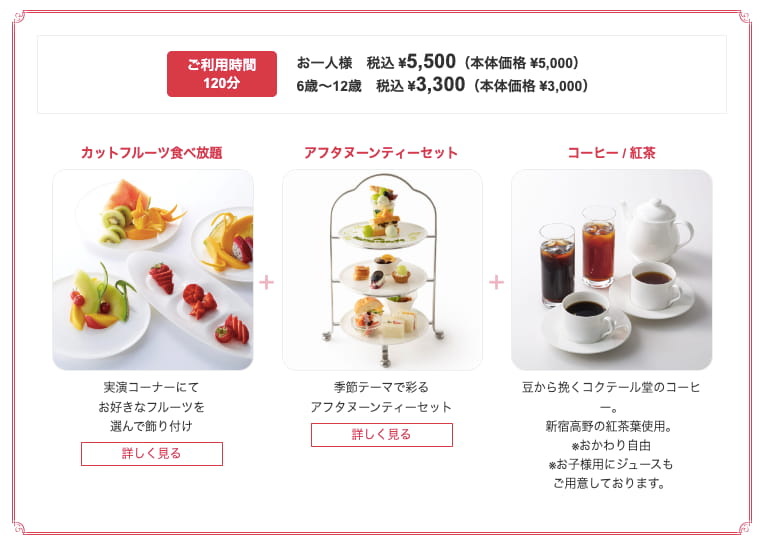 タカノフルーツティアラのセット内容